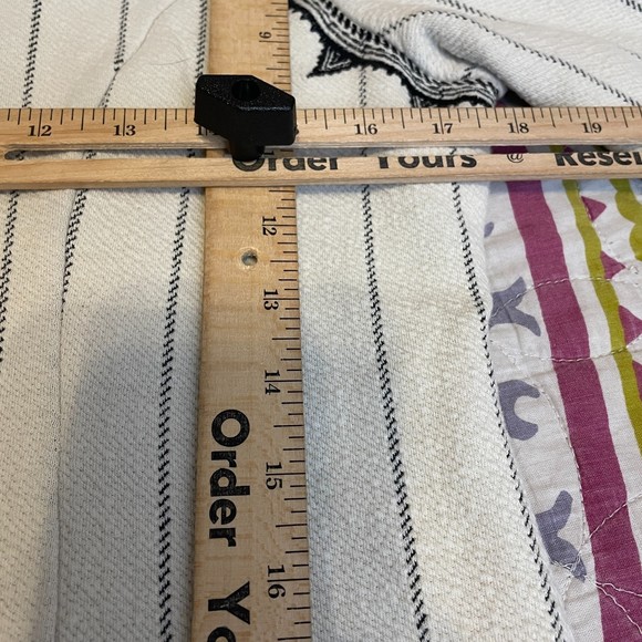 🌻Gianni Bini {L} Ivory/Cotton Boho Long Sleeve Mini Dress - Picture 10 of 12